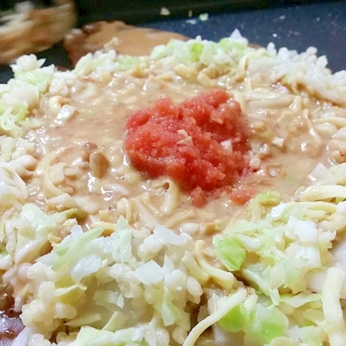 自宅のホットプレートで明太子チーズもんじゃ焼き レシピ 作り方 By オカンocan 楽天レシピ